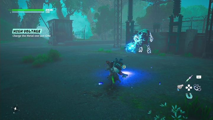 Gdy będziecie szli kolejny (trzeci) raz uruchomić dźwignię pojawi się ogromny przeciwnik - Biomutant: Klik - solucja, opis przejścia - Biomutant - poradnik do gry