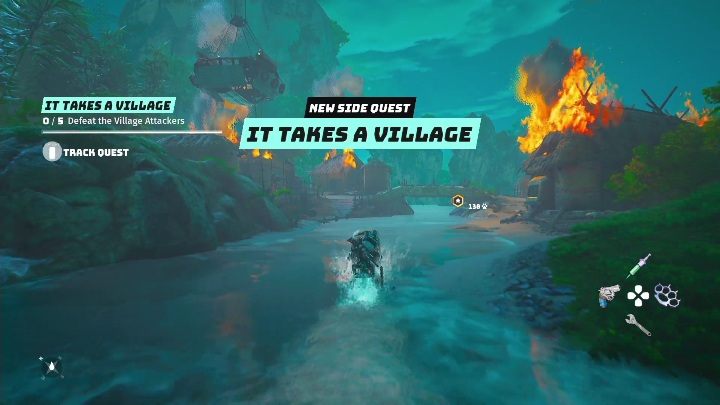 Jak zacząć: Natrafić na palącą się wioskę - Biomutant: Do tego potrzebna jest wioska - solucja, opis przejścia - Biomutant - poradnik do gry