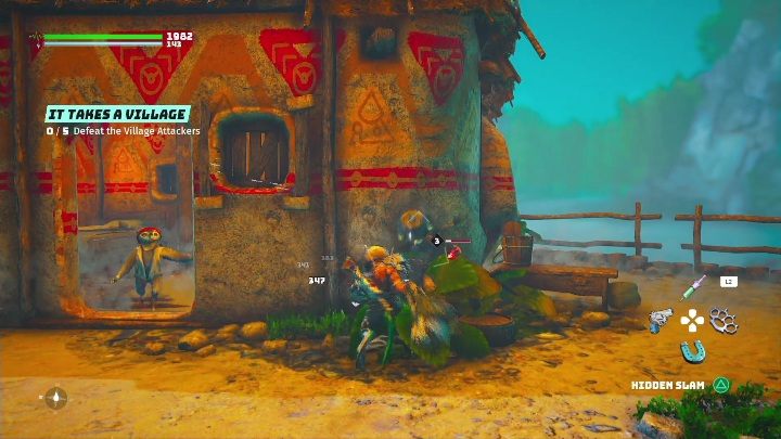 Ten quest rozpocznie się od zabicia kilku przeciwników - Biomutant: Do tego potrzebna jest wioska - solucja, opis przejścia - Biomutant - poradnik do gry