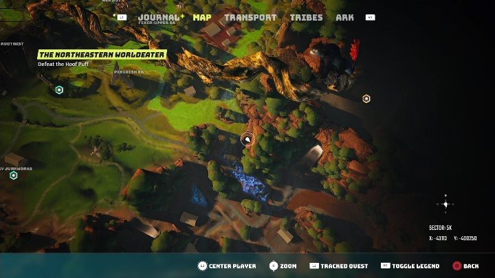 Pierwszą ścianę zniszczycie w trakcie misji głównej Północno-Wschodni Światożerca - Biomutant: Pulloff - solucja, opis przejścia - Biomutant - poradnik do gry