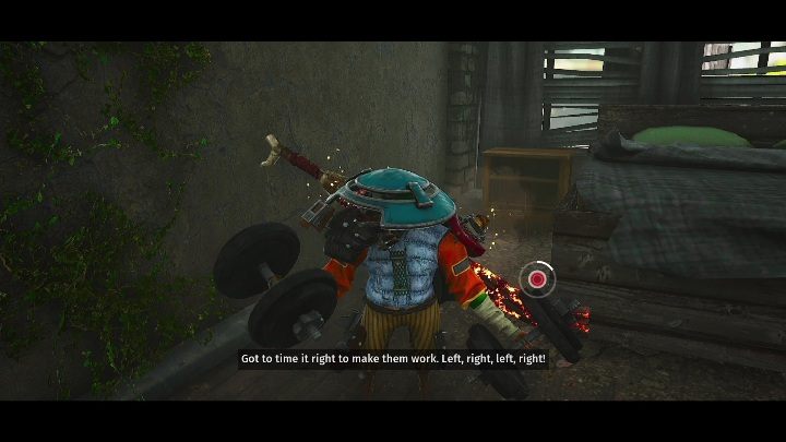 Ten Mięśniościskacz znajdziecie na pierwszym piętrze, jednego z budynków - Biomutant: Gantle - solucja, opis przejścia - Biomutant - poradnik do gry