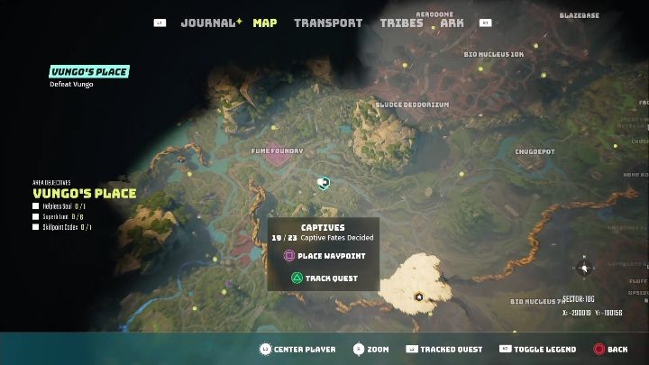 Lokalizacja: Miejscówka Vungo (Vungos Place) - Biomutant: Porządki - solucja, opis przejścia, wszystkie wrogie obozy - Biomutant - poradnik do gry