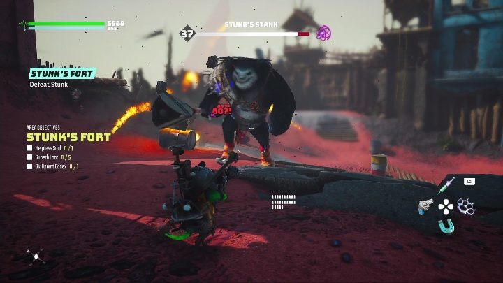 W obozie wroga będzie kilka przeciwników i dwóch minibosów - Biomutant: Porządki - solucja, opis przejścia, wszystkie wrogie obozy - Biomutant - poradnik do gry