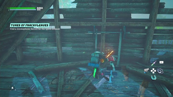 Tę maszynę do ćwiczeń znajdziecie w drewnianym zniszczonym budynku, zaraz przy wejściu - Biomutant: Mięśniościskacz - solucja, opis przejścia - Biomutant - poradnik do gry