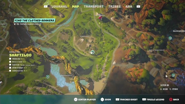 Lokalizacja: W jednym z budynków, w Szybulcu (Shaftiloo) - Biomutant: Znajdź Czyściuchy - solucja, opis przejścia - Biomutant - poradnik do gry