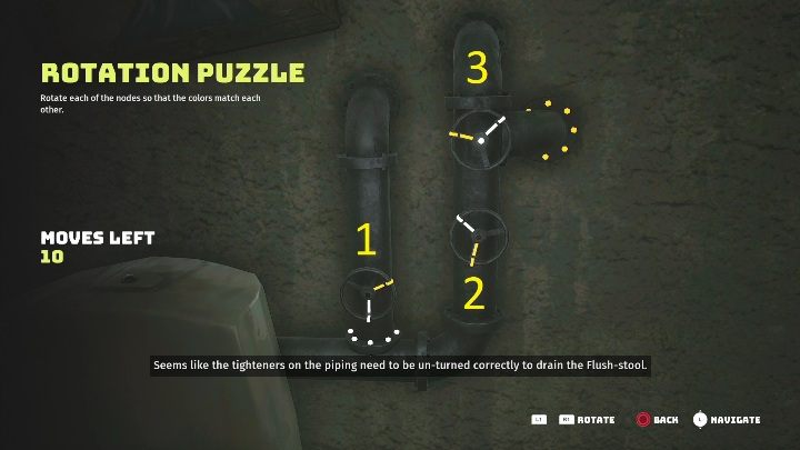 Rozwiązanie: W łazience musicie dostać się do zapchanej toalety - Biomutant: Znajdź Spłukotrony - solucja, opis przejścia - Biomutant - poradnik do gry