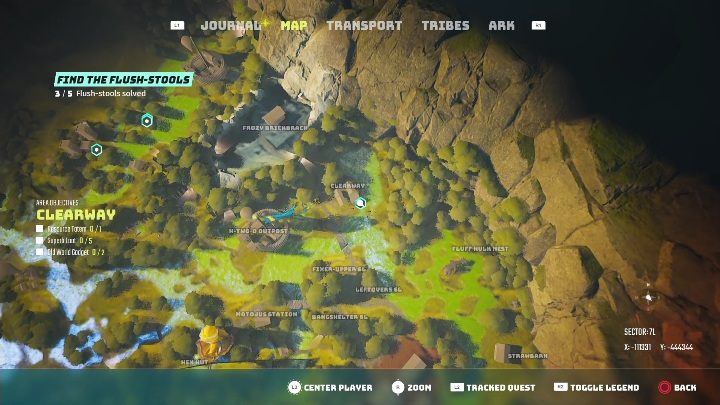 Lokalizacja: W drewnianym domku, w Szybkodrodze (Clearway) - Biomutant: Znajdź Spłukotrony - solucja, opis przejścia - Biomutant - poradnik do gry