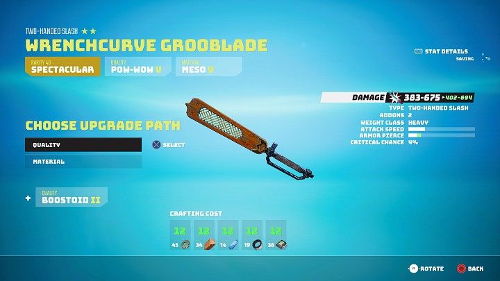 Do ulepszania broni będzie Wam potrzebny warsztat (Weapon Workbench) - Biomutant: Bronie - Biomutant - poradnik do gry