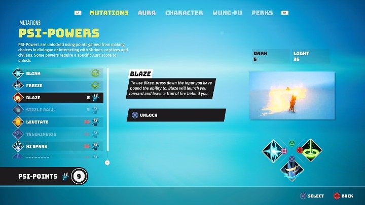 Moce psioniczne odblokowuje się za punkty psioniczne, które można zdobyć za dokonywanie wyborów w dialogach lub wchodzenie w interakcje z kapliczkami, jeńcami lub cywilami - Biomutant: Rozwój postaci - Biomutant - poradnik do gry