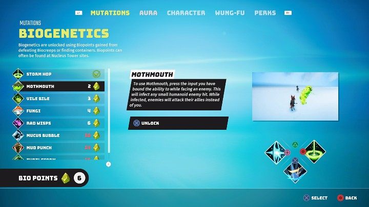 Biopunkty można znaleźć w kontenerach w różnych miejscach na mapie świata Biomutant lub za pokonanie bioświrów (Biocreeps) - Biomutant: Rozwój postaci - Biomutant - poradnik do gry