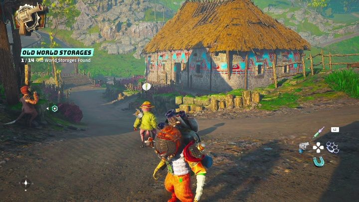 Jak zacząć: Porozmawiać z mężczyzną w mieście - Flipcioflap (Flibberdit) - Biomutant: Znajdź Gadobudkę - solucja, opis przejścia - Biomutant - poradnik do gry