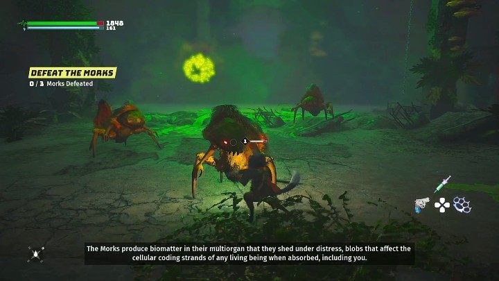 Kolejną walkę stoczycie z kilkoma nowymi przeciwnikami, którzy nie powinni sprawić Wam większych kłopotów - Biomutant: Bunkier 101 - solucja, opis przejścia - Biomutant - poradnik do gry