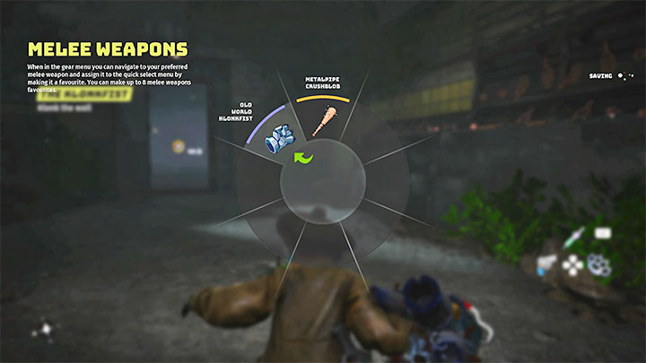 Nowo pozyskana mechaniczna pięść traktowana jest jako broń do walki wręcz - Biomutant: Osłabione ściany - jak burzyć? - Biomutant - poradnik do gry