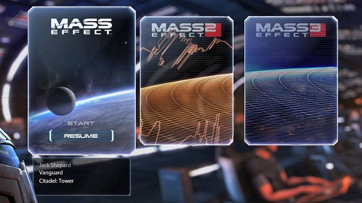 W trakcie ponownych uruchomień kolekcji Mass Effect Legendary Edition możecie zdecydować się na szybkie wznowienie rozgrywki dzięki wybraniu opcji Resume - Mass Effect Legendary Edition: Instalacja i uruchamianie gier - Mass Effect Legendary Edition - poradnik do gry