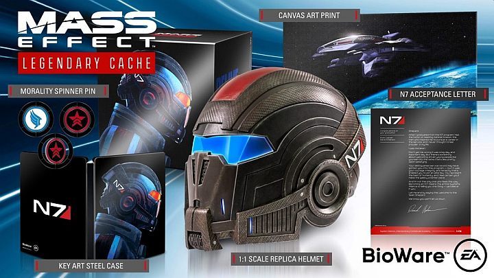 Wersja kolekcjonerska Legendary Cache nie posiada kopii trylogii Mass Effect Legendary Edition - musicie ją nabyć oddzielnie - Mass Effect Legendary Edition: Wersje gry - Mass Effect Legendary Edition - poradnik do gry