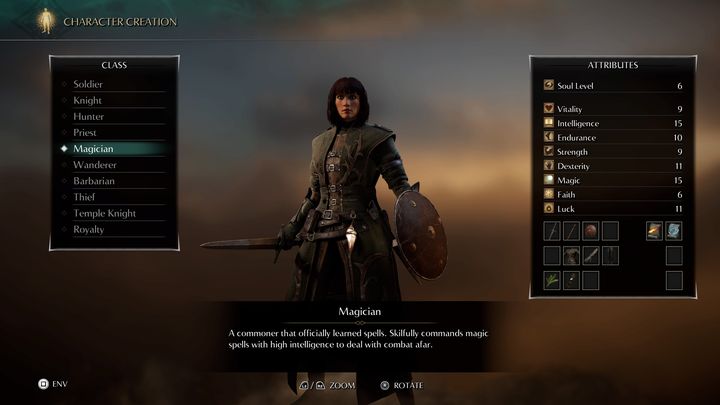 Mag to postać, która idealnie radzi sobie w walce na dalekim dystansie, jednakże jest bardzo słaba w bezpośrednich starciach - Demons Souls Remake: Klasy postaci - lista - Demons Souls Remake - poradnik do gry