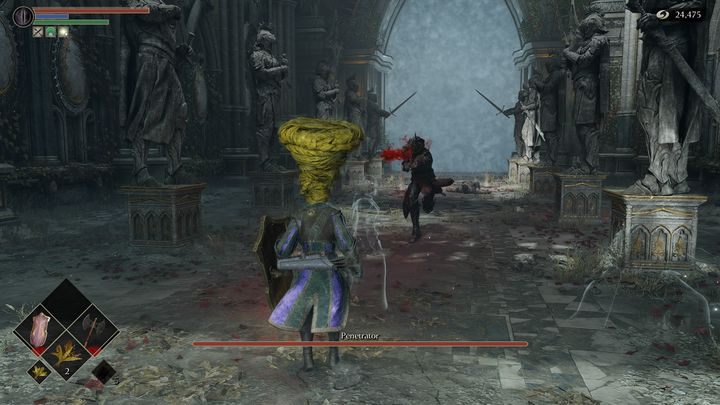 Penetrator głównie korzysta z trzech ciosów - Demons Souls Remake: Penetrator - boss, jak pokonać? - Demons Souls Remake - poradnik do gry