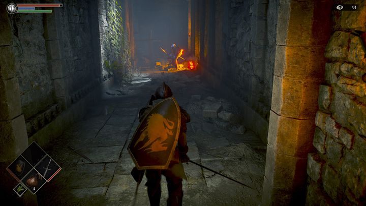 Idąc dalej, napotkacie kolejnego tego typu przeciwnika - Demons Souls Remake: Tutorial, samouczek - solucja, opis przejścia - Demons Souls Remake - poradnik do gry