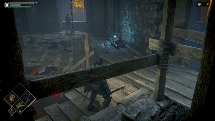 Na górze znajduje się kusznik po lewej stronie - Demons Souls Remake: Tutorial, samouczek - solucja, opis przejścia - Demons Souls Remake - poradnik do gry