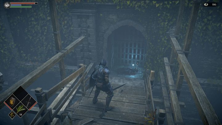 Pokonajcie go, zanim jednak pójdziecie w lewo, udajcie się w prawo - Demons Souls Remake: Tutorial, samouczek - solucja, opis przejścia - Demons Souls Remake - poradnik do gry
