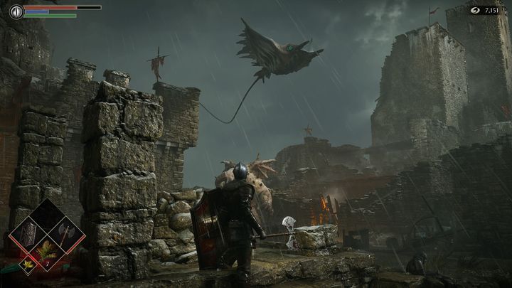 Wróćcie teraz do minibossa i spróbujcie go pokonać - Demons Souls Remake: Obrzeża wyspy (4-1) - solucja, opis przejścia - Demons Souls Remake - poradnik do gry