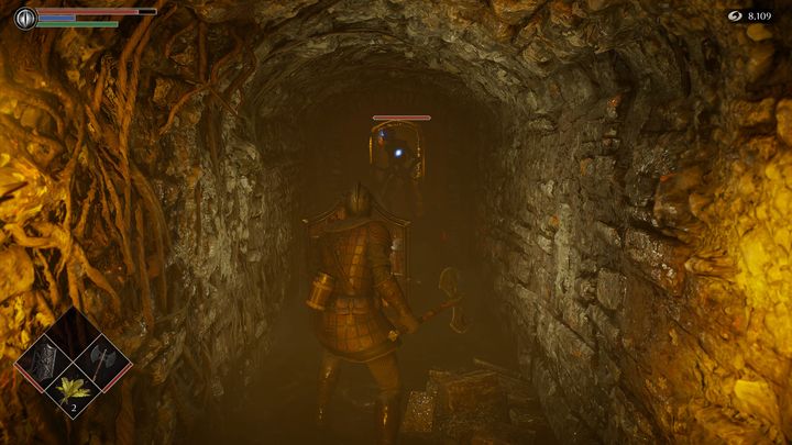 W pewnym momencie drogę zablokuje Wam ściana, jednakże jest to tylko iluzja - Demons Souls Remake: Obrzeża wyspy (4-1) - solucja, opis przejścia - Demons Souls Remake - poradnik do gry