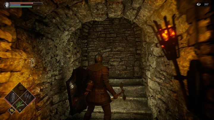 Następnie udajcie się w drugą stronę korytarza - Demons Souls Remake: Obrzeża wyspy (4-1) - solucja, opis przejścia - Demons Souls Remake - poradnik do gry