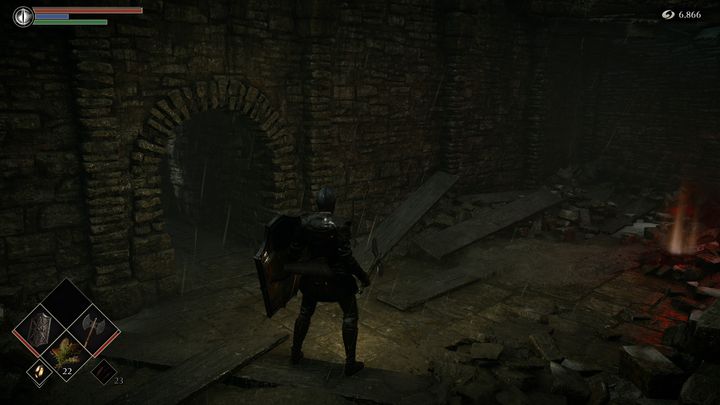 Gdy wejdziecie do środka, macie kilka ścieżek do wyboru - Demons Souls Remake: Obrzeża wyspy (4-1) - solucja, opis przejścia - Demons Souls Remake - poradnik do gry