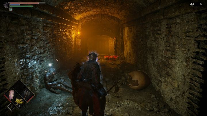 Nie pojawi się on tutaj, jeśli nie uwolniliście go z celi w Obrzeżach wyspy (4-1) - Demons Souls Remake: Ścieżka rytualna (4-2) - solucja, opis przejścia - Demons Souls Remake - poradnik do gry
