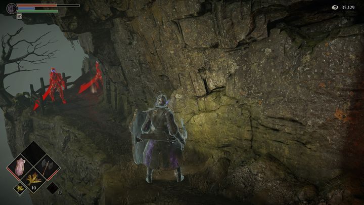W zależności od tego, jaka jest Wasza tendencja, możecie napotkać czerwone fantomy na swojej drodze - Demons Souls Remake: Ścieżka rytualna (4-2) - solucja, opis przejścia - Demons Souls Remake - poradnik do gry