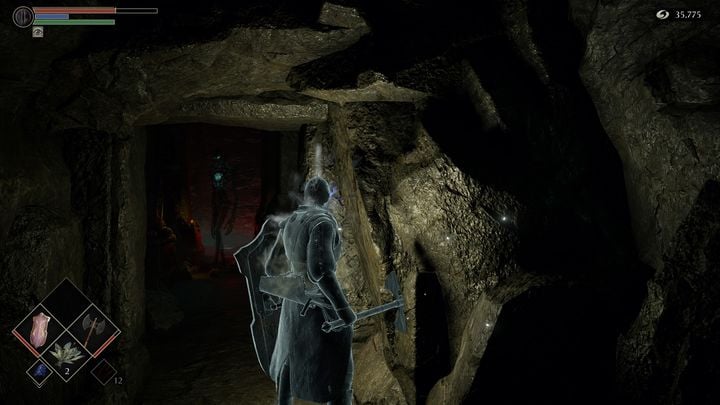 Następnie wejdźcie do jaskini i pokonajcie kolejnego ducha - Demons Souls Remake: Ścieżka rytualna (4-2) - solucja, opis przejścia - Demons Souls Remake - poradnik do gry