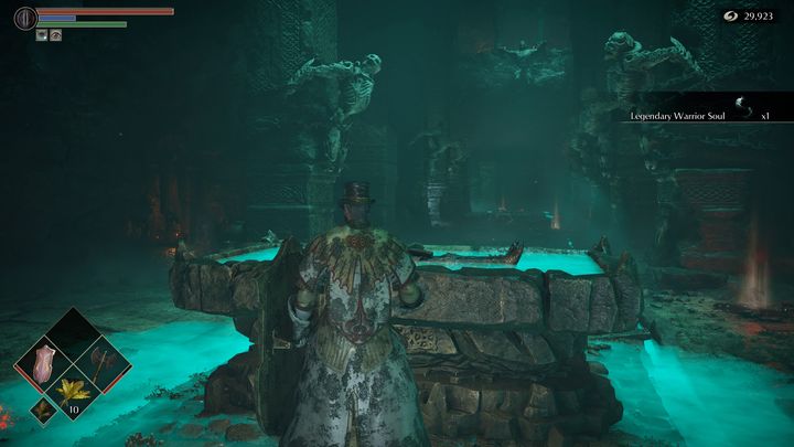 Na samym końcu zobaczycie mgłę, która prowadzić będzie na arenę z bossem - Demons Souls Remake: Ścieżka rytualna (4-2) - solucja, opis przejścia - Demons Souls Remake - poradnik do gry