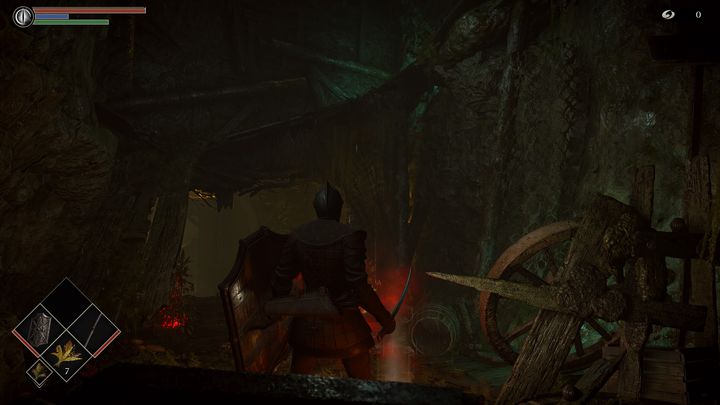 Na wyższym piętrze znajduje się przeciwnik, którego możecie zajść od tyłu - Demons Souls Remake: Czeluść deprawacji (5-1) - solucja, opis przejścia - Demons Souls Remake - poradnik do gry