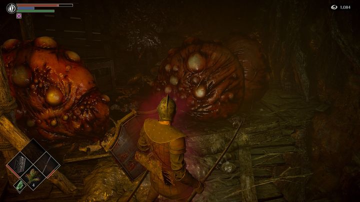 Tam również znajdują się wrogowie, a ponadto zauważycie kilka kokonów - Demons Souls Remake: Czeluść deprawacji (5-1) - solucja, opis przejścia - Demons Souls Remake - poradnik do gry