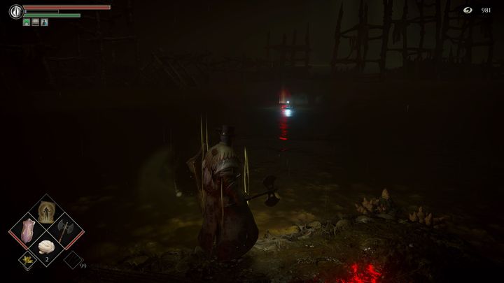 Przy okazji wychodźcie na mielizny, aby nie zatruwać postaci - Demons Souls Remake: Bagno smutku (5-2) - solucja, opis przejścia - Demons Souls Remake - poradnik do gry