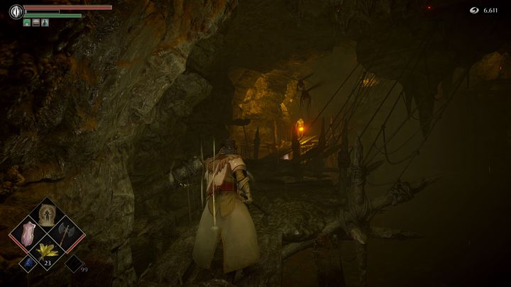 Przechodząc przez mgłę powinniście wyekwipować łuk ze względu na nowy rodzaj przeciwnika - Demons Souls Remake: Bagno smutku (5-2) - solucja, opis przejścia - Demons Souls Remake - poradnik do gry