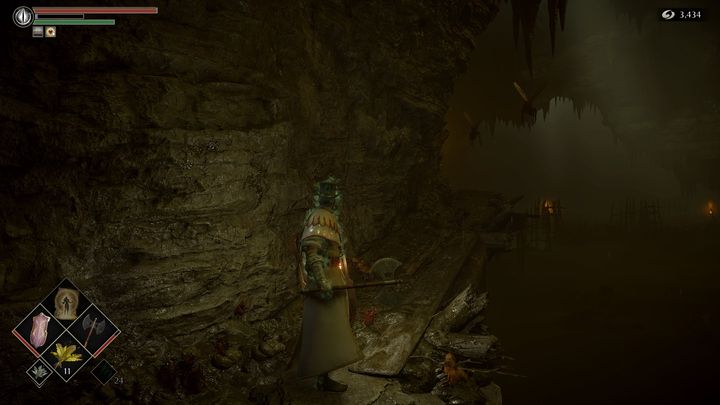 Gdy wejdziecie na górę, pokonując przeciwników, trzymajcie się prawej strony - Demons Souls Remake: Bagno smutku (5-2) - solucja, opis przejścia - Demons Souls Remake - poradnik do gry