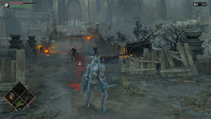 Idąc przed siebie, napotkacie pierwszych przeciwników - Demons Souls Remake: Bramy Boletarii (1-1) - solucja, opis przejścia - Demons Souls Remake - poradnik do gry