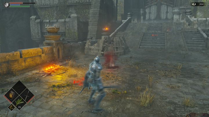 Idąc przed siebie, natraficie na kolejnych przeciwników - Demons Souls Remake: Bramy Boletarii (1-1) - solucja, opis przejścia - Demons Souls Remake - poradnik do gry