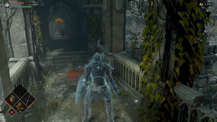 Kawałek dalej napotkacie dwóch przeciwników, pokonajcie ich - Demons Souls Remake: Bramy Boletarii (1-1) - solucja, opis przejścia - Demons Souls Remake - poradnik do gry
