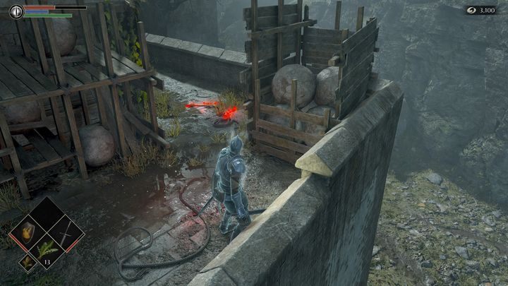 Na górze po prawej stronie zauważycie mgłę - Demons Souls Remake: Bramy Boletarii (1-1) - solucja, opis przejścia - Demons Souls Remake - poradnik do gry