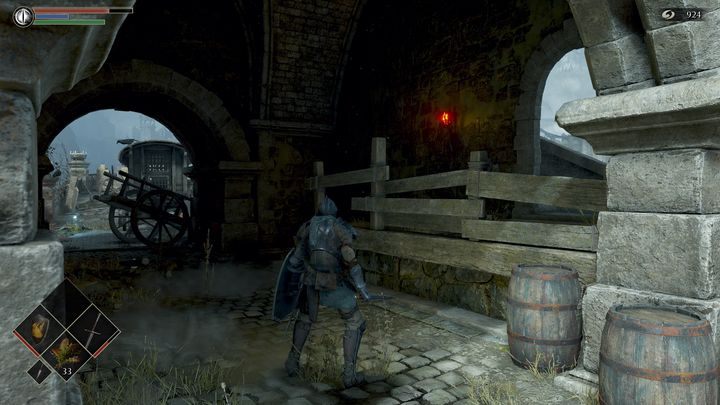 Będąc w wieży, najpierw udajcie się w prawo, a następnie po schodach, w górę i w dół - Demons Souls Remake: Ścieżka Pana (1-2) - solucja, opis przejścia - Demons Souls Remake - poradnik do gry