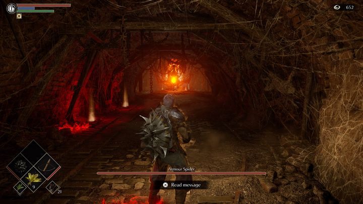 Jeśli chcecie pokonać bossa wyłącznie korzystając ze strzał lub magii, zabierzcie odpowiednią liczbę strzał lub przedmiotów odnawiających manę - Demons Souls Remake: Pancerny Pająk - boss, jak pokonać? - Demons Souls Remake - poradnik do gry