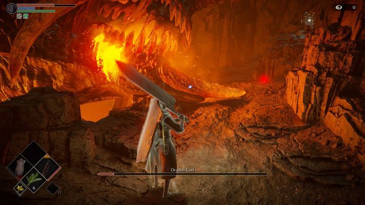 Smoczy Bóg w tej chwili nie będzie się ruszać - Demons Souls Remake: Smoczy Bóg - boss, jak pokonać? - Demons Souls Remake - poradnik do gry