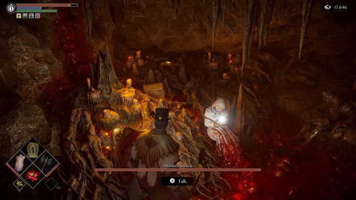 Podchodząc do niej, uważajcie na bagna i efekt zarazy, który zostanie na Was nałożony - Demons Souls Remake: Astrea - boss, jak pokonać? - Demons Souls Remake - poradnik do gry