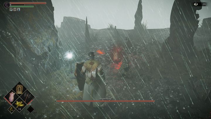 Następnie, gdy podniesiecie broń, wyekwipujcie ją - Demons Souls Remake: Król Burz - boss, jak pokonać? - Demons Souls Remake - poradnik do gry