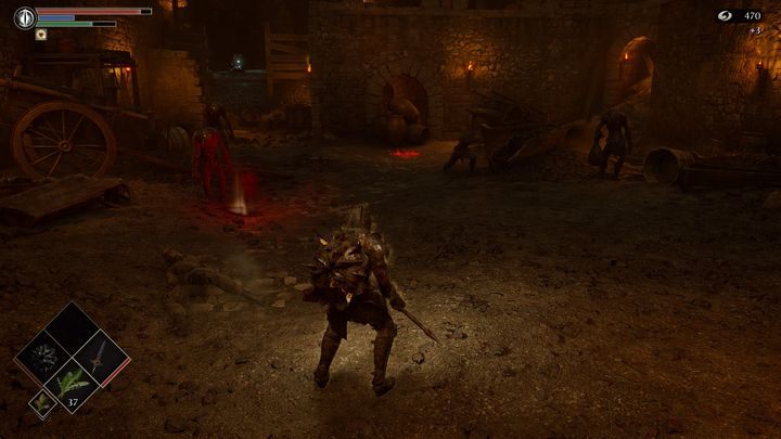 W następnym pomieszczeniu napotkacie dużą liczbę stworzeń, które pokonaliście w pomieszczeniu obok - Demons Souls Remake: Kuźnie (2-1) - solucja, opis przejścia - Demons Souls Remake - poradnik do gry
