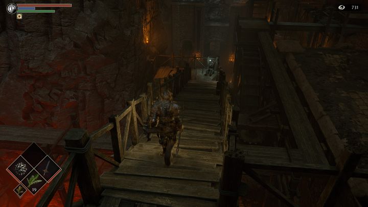 Następnie schodźcie coraz niżej po schodach - Demons Souls Remake: Kuźnie (2-1) - solucja, opis przejścia - Demons Souls Remake - poradnik do gry
