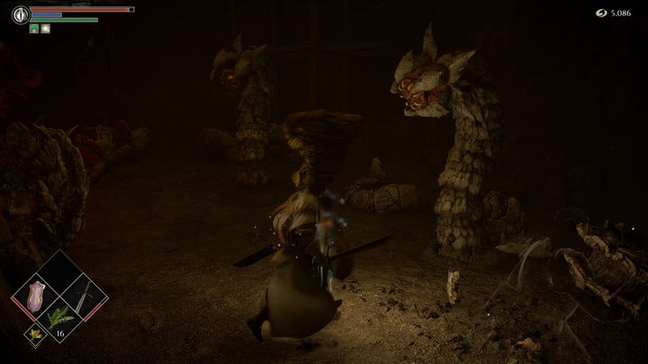 Po zeskoczeniu na sam dół, znajdziecie się w lokacji pełnej piasku - Demons Souls Remake: Miasto tuneli (2-2) - solucja, opis przejścia - Demons Souls Remake - poradnik do gry