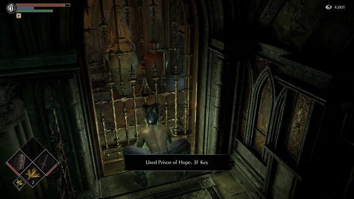 Początkowo nie mogliście ich otworzyć, jednakże zdobywając klucz z piętra 3F, będziecie mogli to zrobić i iść dalej - Demons Souls Remake: Więzienie Nadziei (3-1) - solucja, opis przejścia - Demons Souls Remake - poradnik do gry